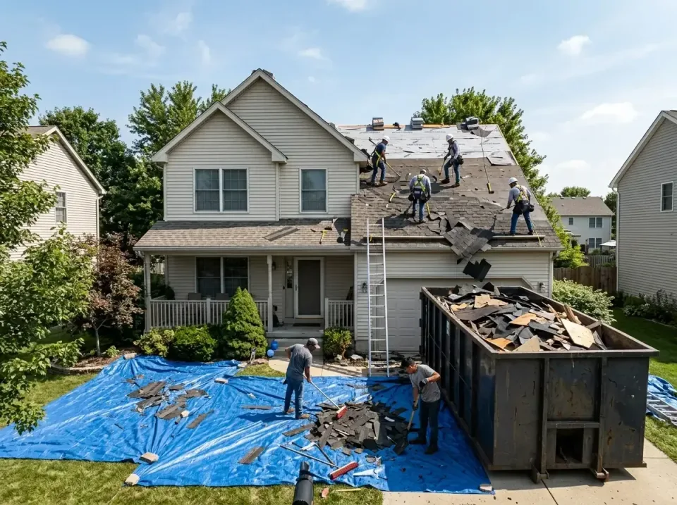roof-replacement-debris-remova-004 — frequently asked questions, Cheapest Dumpster Rentals in Coal Grove, OH